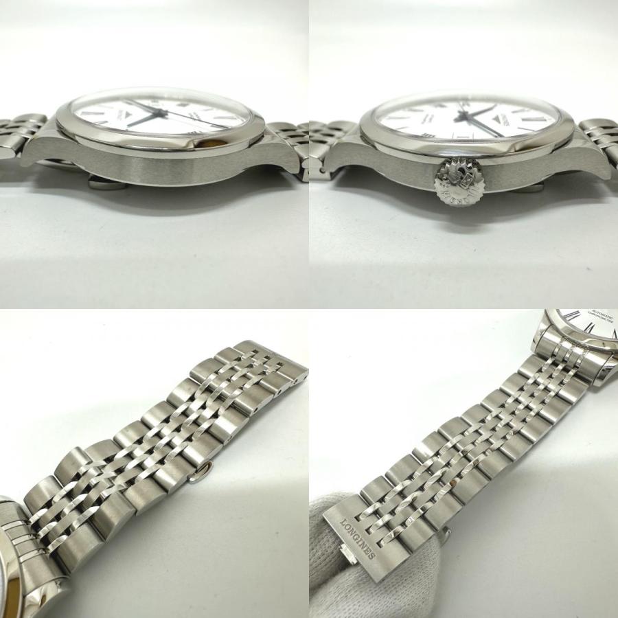 美品 LONGINES ロンジン L2.820.4.11.6 レコード クロノメーター 自動巻き デイト 腕時計 シルバー メンズ【中古】 | LONGINES | 08