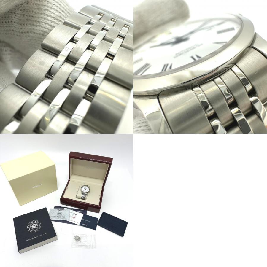 美品 LONGINES ロンジン L2.820.4.11.6 レコード クロノメーター 自動巻き デイト 腕時計 シルバー メンズ【中古】 | LONGINES | 09