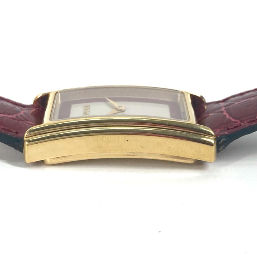 GUCCI グッチ 2600L ロゴ ウォッチ ヴィンテージ 腕時計 レッド レディース【中古】 | GUCCI | 04