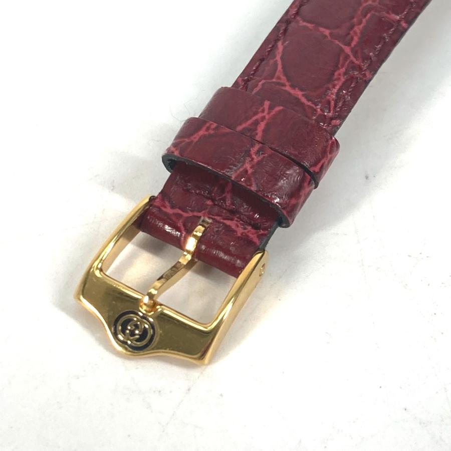 GUCCI グッチ 2600L ロゴ ウォッチ ヴィンテージ 腕時計 レッド レディース【中古】 | GUCCI | 06