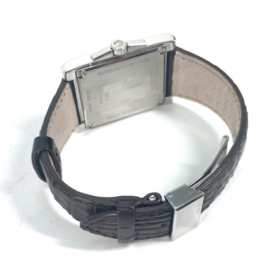 GUCCI グッチ YA138407 レクタングル ウォッチウォッチ 腕時計 シルバー メンズ【中古】 | GUCCI | 03
