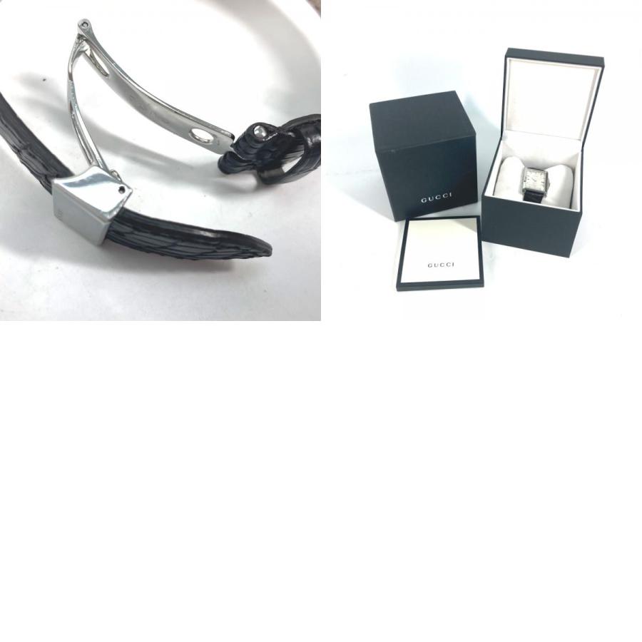 GUCCI グッチ YA138407 レクタングル ウォッチウォッチ 腕時計 シルバー メンズ【中古】 | GUCCI | 09