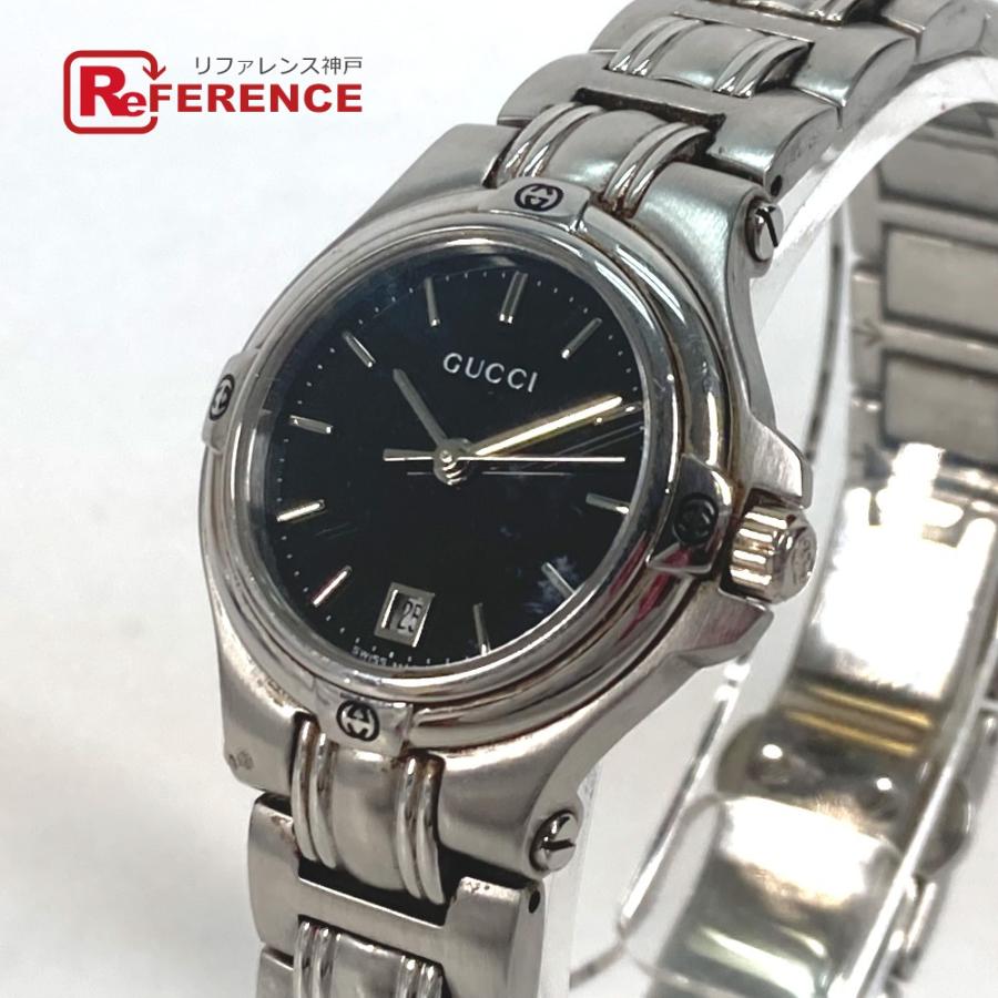 GUCCI グッチ 9040L ラウンド ウォッチ 腕時計 シルバー レディース【中古】 | GUCCI