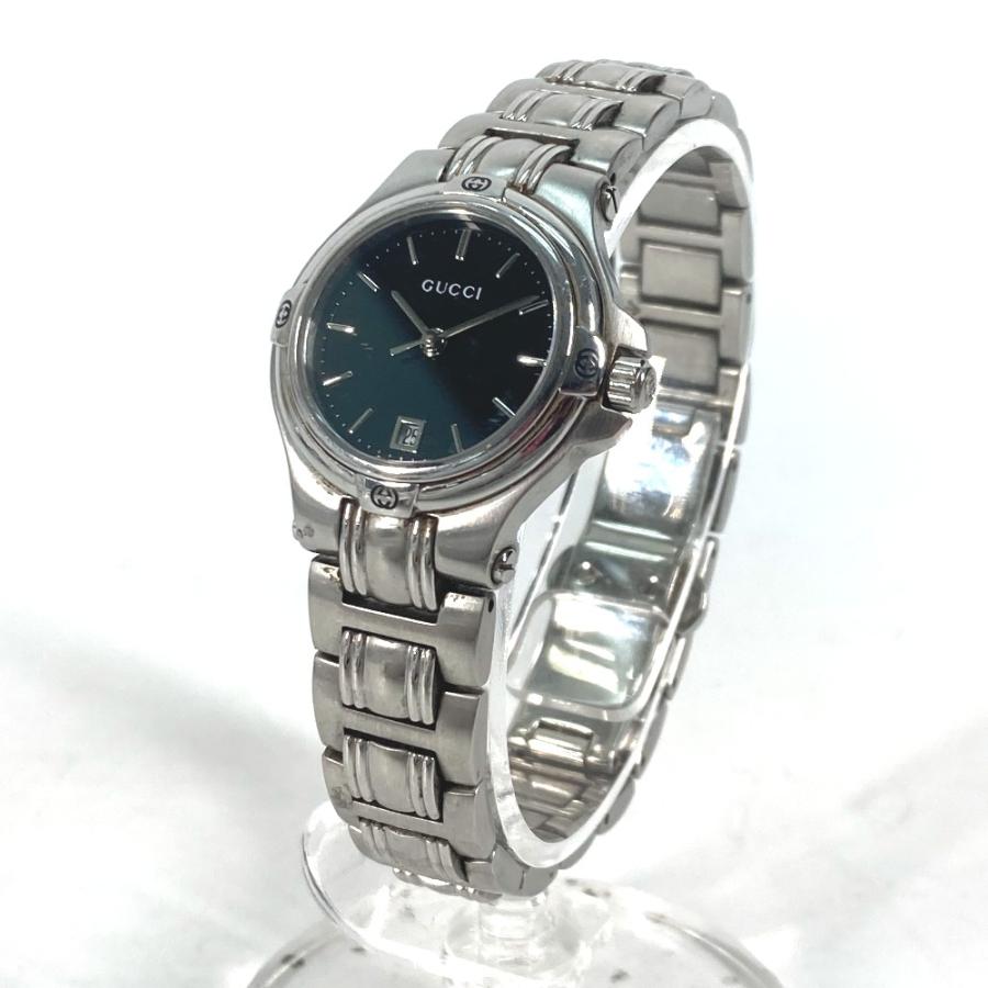 GUCCI グッチ 9040L ラウンド ウォッチ 腕時計 シルバー レディース【中古】 | GUCCI | 01