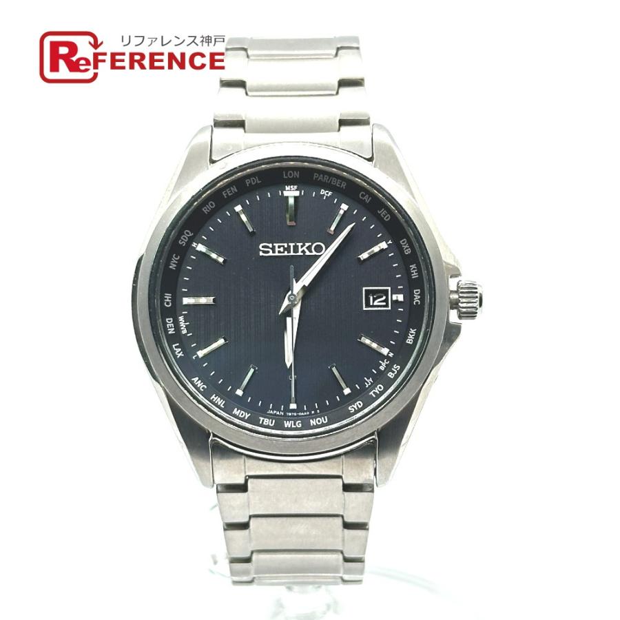 SEIKO セイコー 7B75-0AA0 デイト ウォッチ セイコー セレクション  腕時計 シルバー メンズ【中古】 | SEIKO