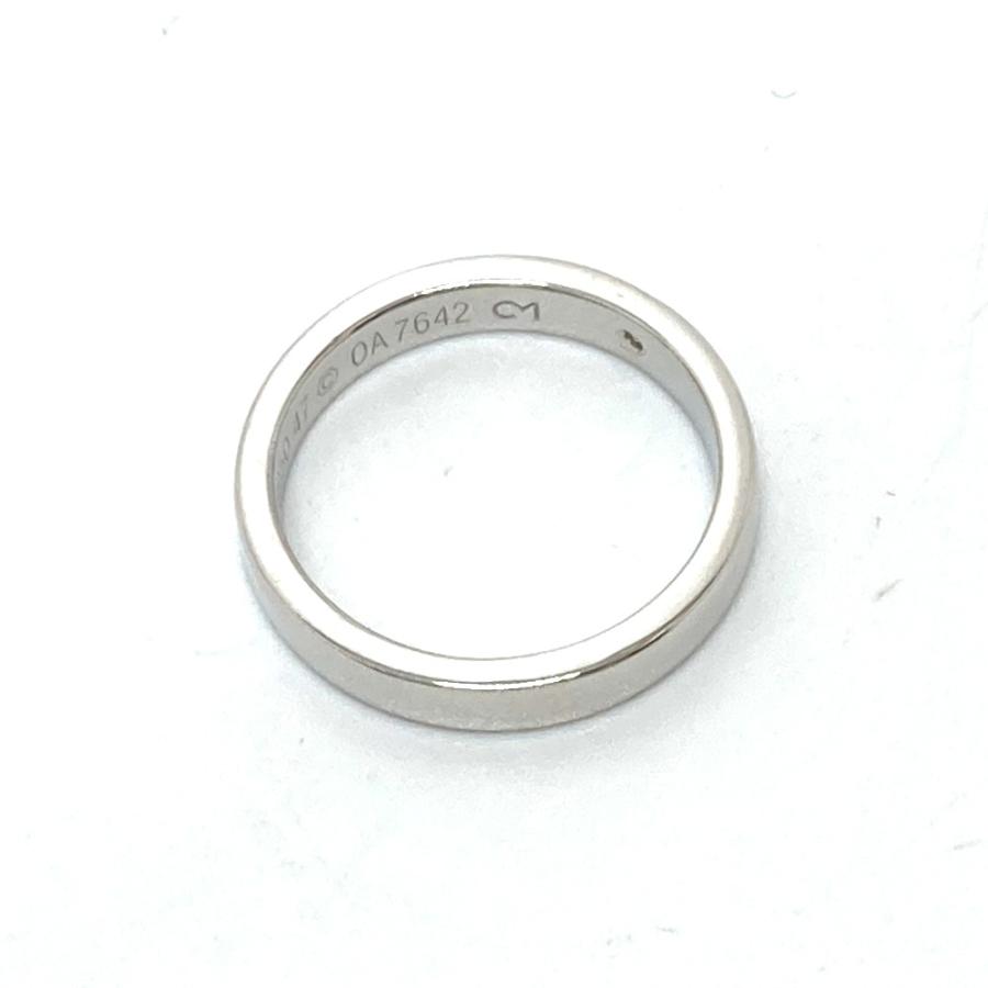 新品同様 CARTIER カルティエ エングレーブド 1P ダイヤ  指輪 リング・指輪 シルバー レディース【中古】 | Cartier | 07