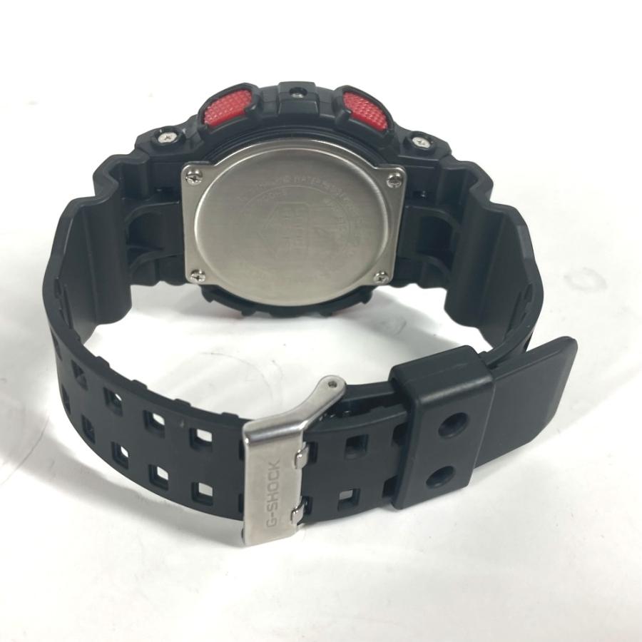 美品 CASIO カシオ GA-100BNR G-SHOCK Gショック メンズウォッチ 腕時計 レッド ブラック メンズ【中古】 | CASIO | 03