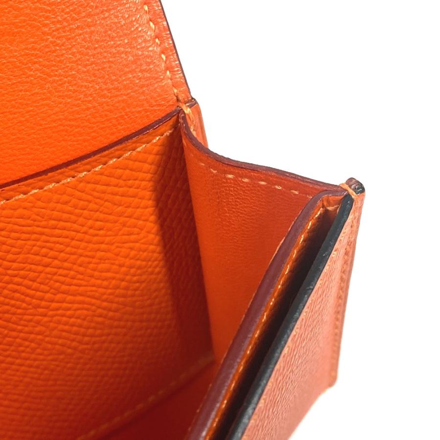 美品 HERMES エルメス パッサンロング フラップ ロングウォレット 長  