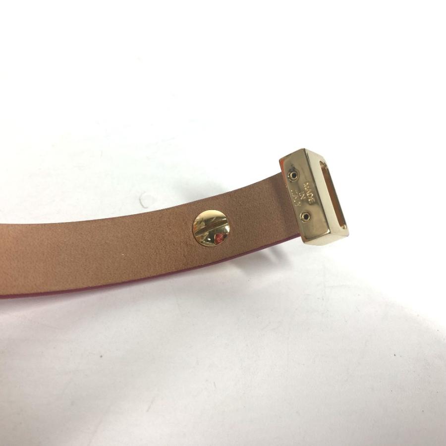 美品 Salvatore Ferragamo サルヴァトーレフェラガモ 2重 ガンチーニ アクセサリー ブレスレット ピンク レディース【中古】 |  | 07