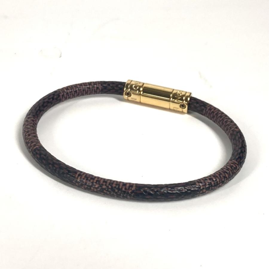 美品 LOUIS VUITTON ルイヴィトン M6139F ブラスレ・キープ イット バングル アクセサリー ダミエ ブレスレット エベヌ【中古】 | LOUIS VUITTON | 01