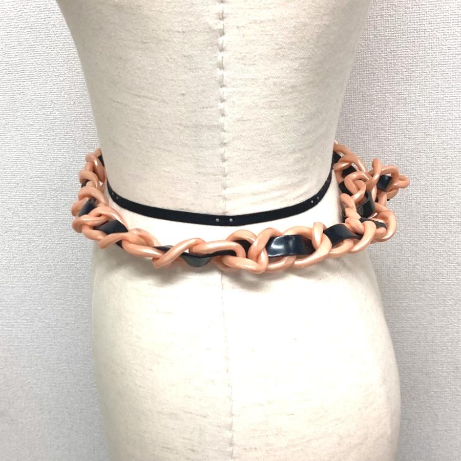 CHANEL シャネル チェーンベルト アクセサリー ヴィンテージ 94P ベルト ブラック【中古】 | CHANEL | 02