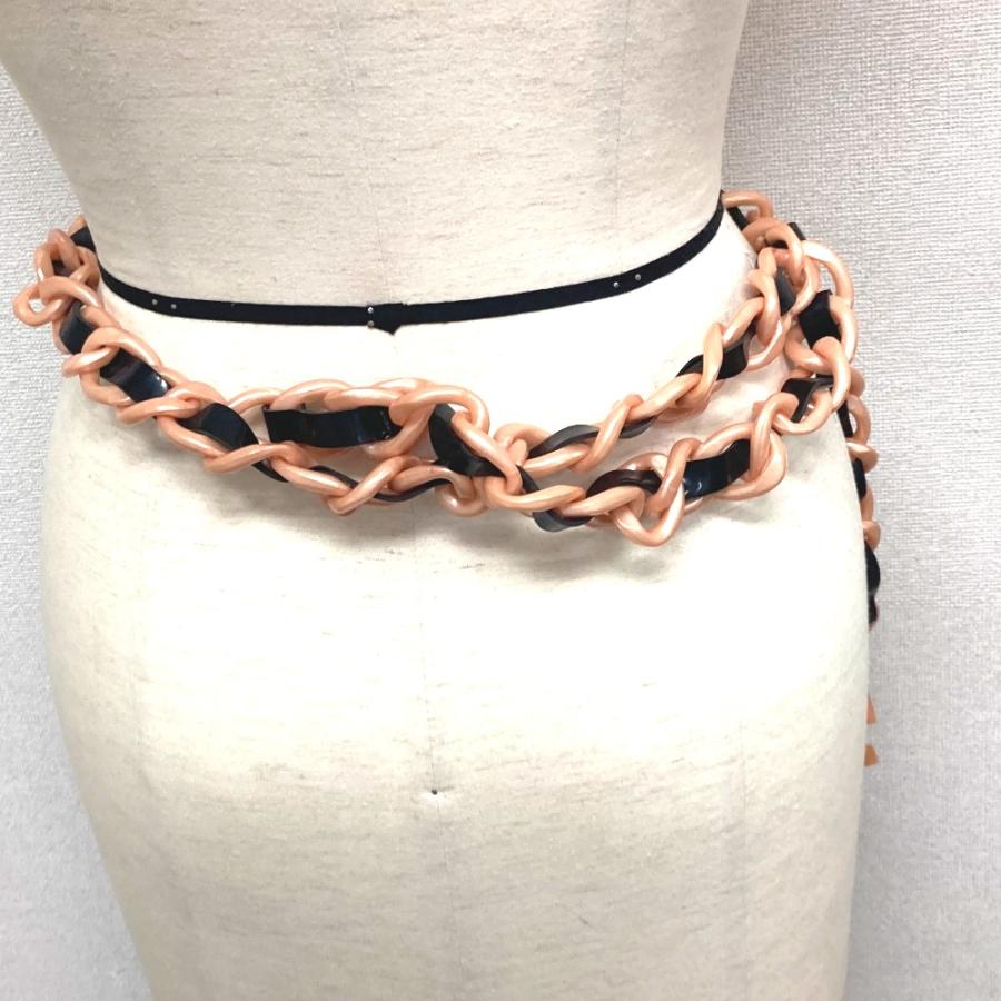 CHANEL シャネル チェーンベルト アクセサリー ヴィンテージ 94P ベルト ブラック【中古】 | CHANEL | 03