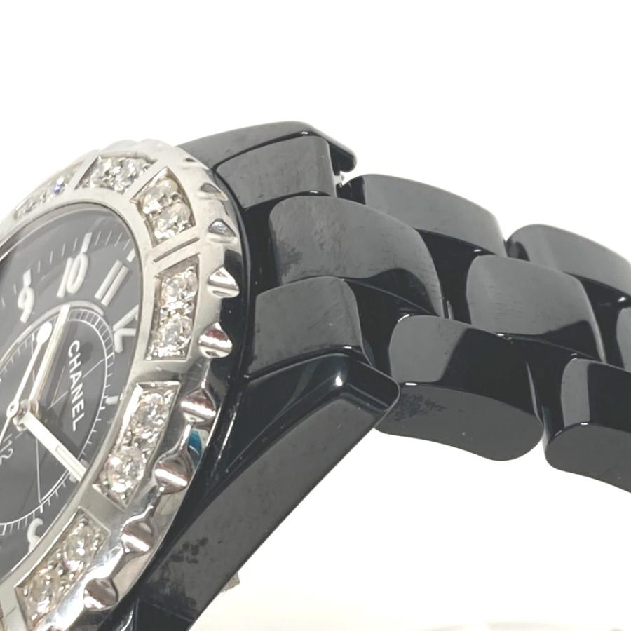 CHANEL シャネル  H1174 J12 ダイヤベゼル ウォッチ メンズ腕時計 腕時計 ブラック メンズ【中古】 | CHANEL | 02