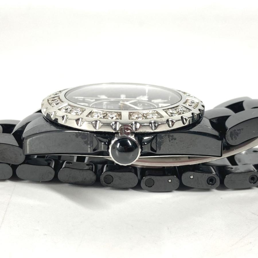 CHANEL シャネル  H1174 J12 ダイヤベゼル ウォッチ メンズ腕時計 腕時計 ブラック メンズ【中古】 | CHANEL | 03