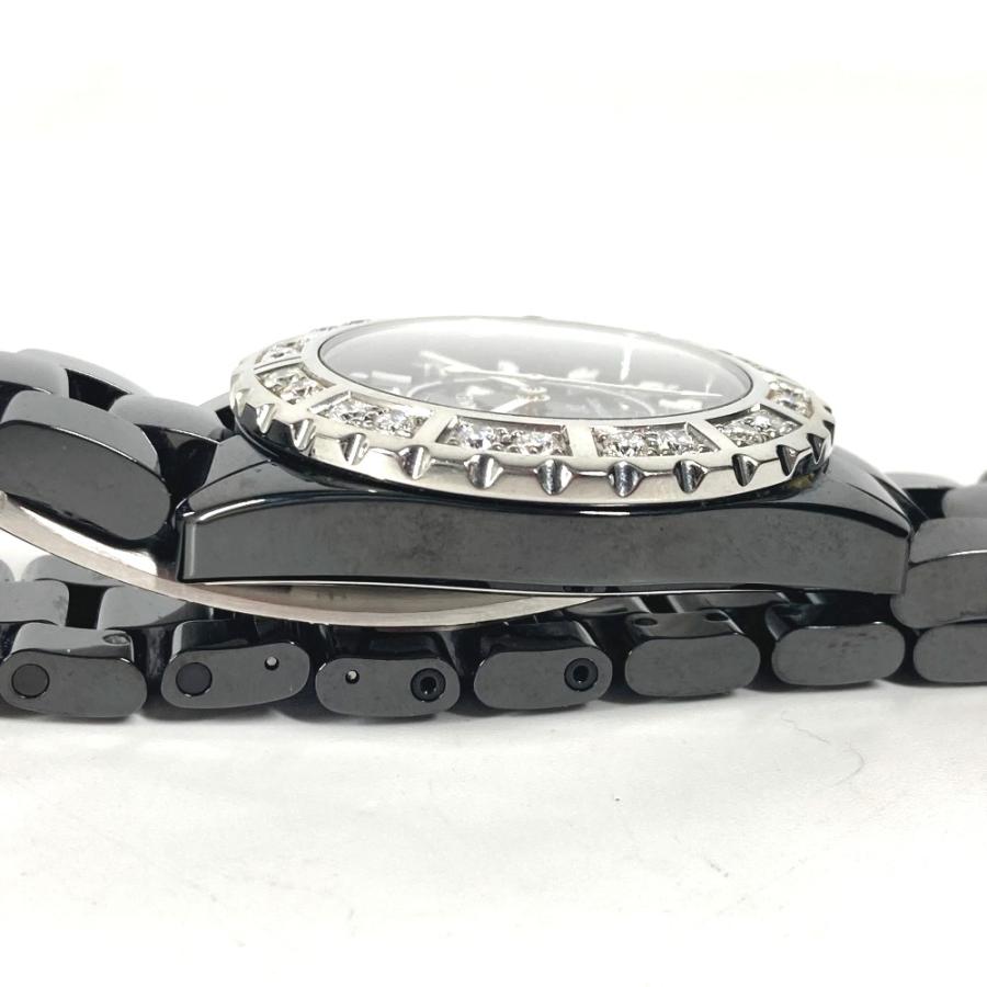 CHANEL シャネル  H1174 J12 ダイヤベゼル ウォッチ メンズ腕時計 腕時計 ブラック メンズ【中古】 | CHANEL | 04
