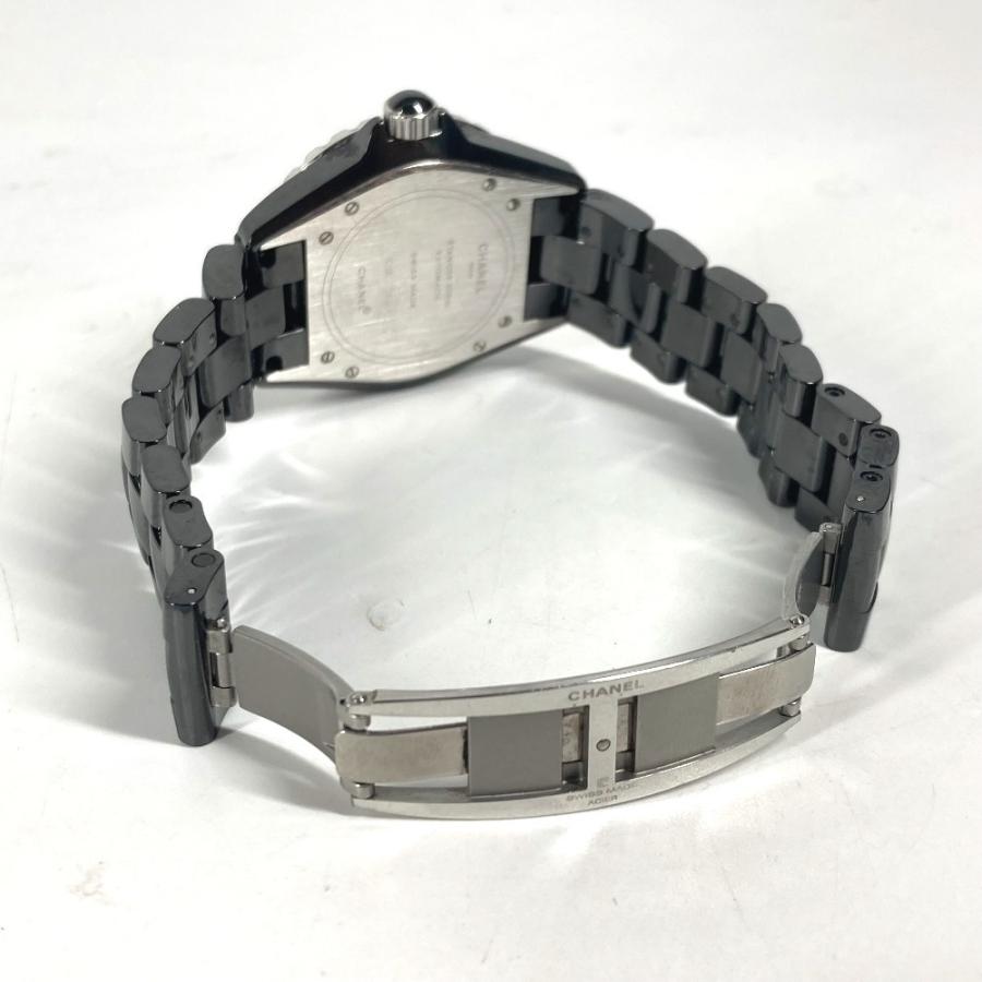 CHANEL シャネル  H1174 J12 ダイヤベゼル ウォッチ メンズ腕時計 腕時計 ブラック メンズ【中古】 | CHANEL | 08