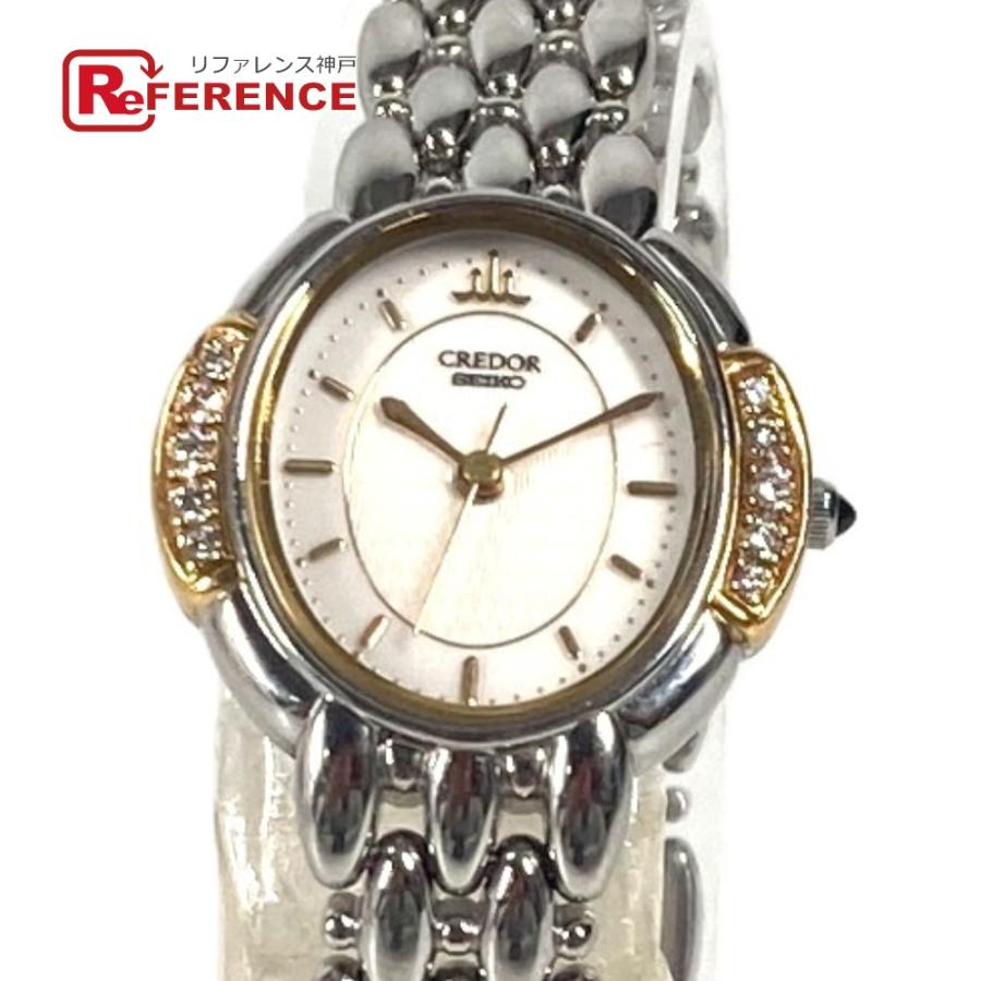 SEIKO セイコー 2J81-5000 クレドール サイドダイヤ  ウォッチ レディース腕時計 腕時計 シルバー レディース【中古】 | SEIKO