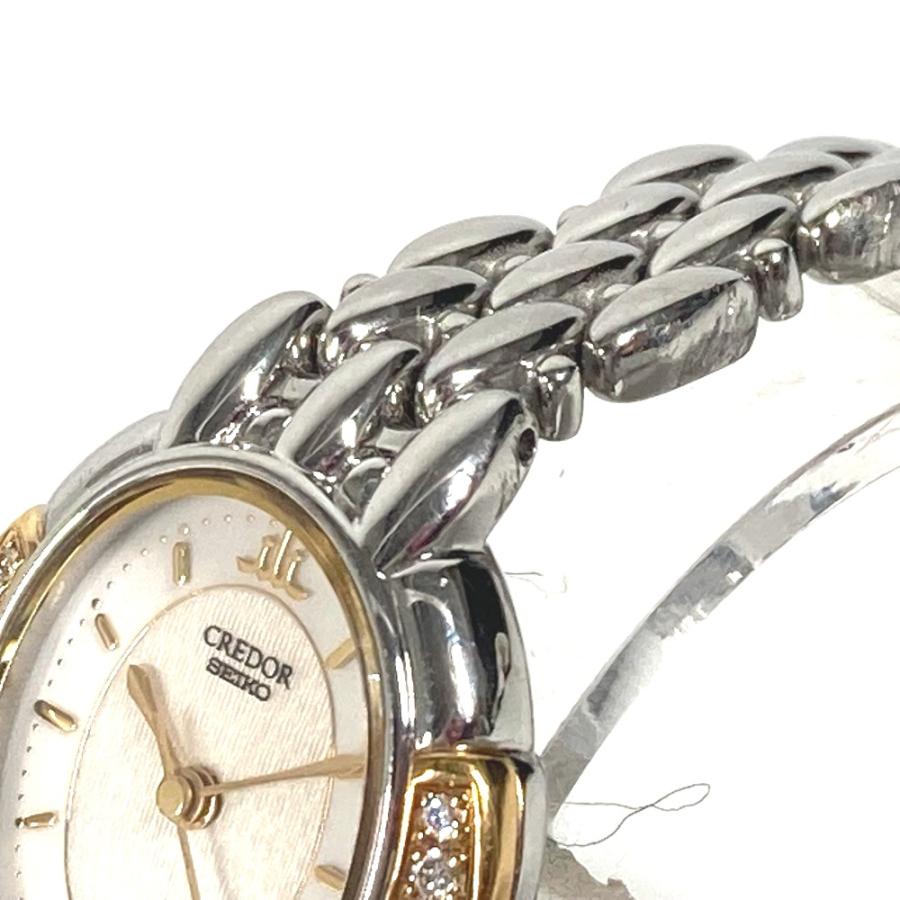 SEIKO セイコー 2J81-5000 クレドール サイドダイヤ  ウォッチ レディース腕時計 腕時計 シルバー レディース【中古】 | SEIKO | 03