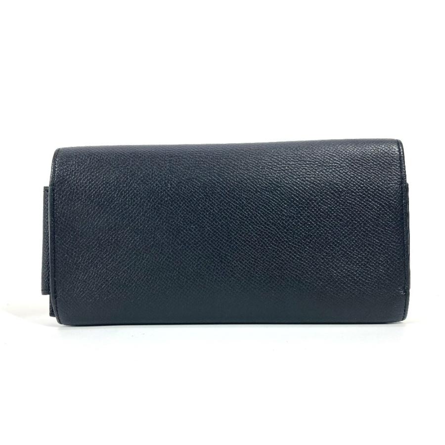 HERMES エルメス パッサンロング フラップ ロングウォレット 長財布 ブラック ユニセックス【中古】 | HERMES | 01