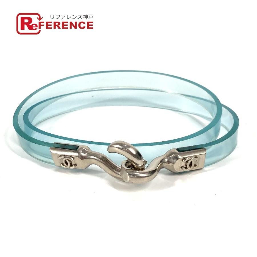 CHANEL シャネル ロゴ CC ココマーク アクセサリー 00C ベルト ブルー レディース【中古】 | CHANEL