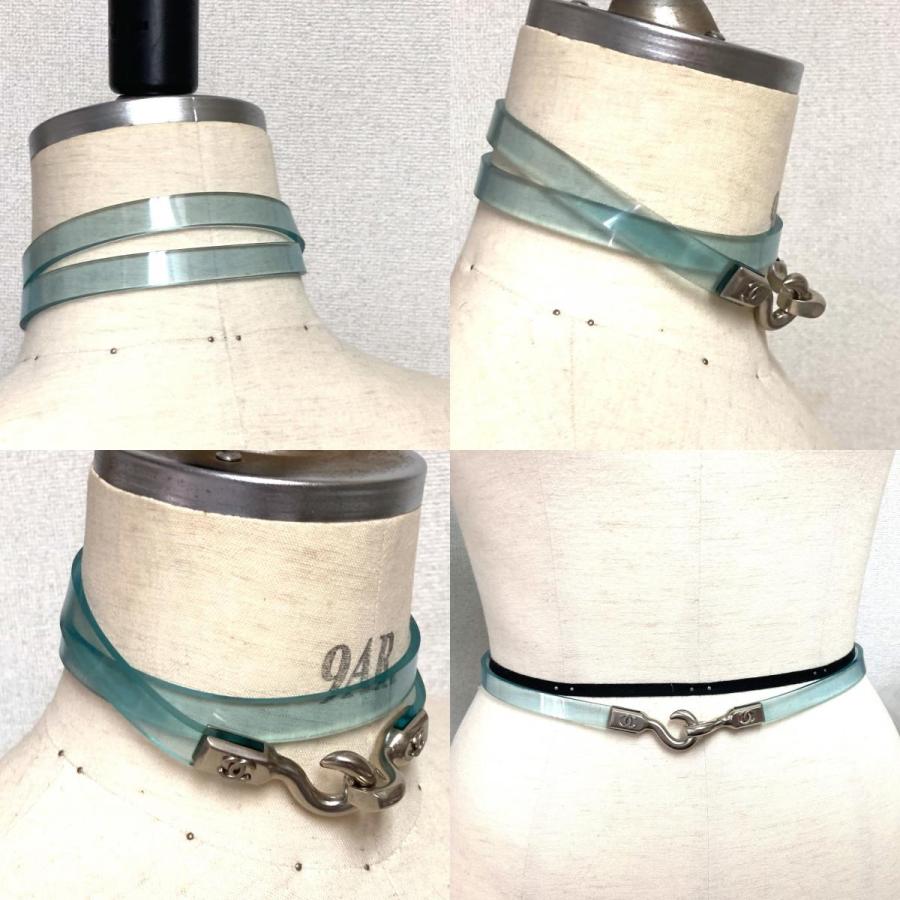 CHANEL シャネル ロゴ CC ココマーク アクセサリー 00C ベルト ブルー レディース【中古】 | CHANEL | 08