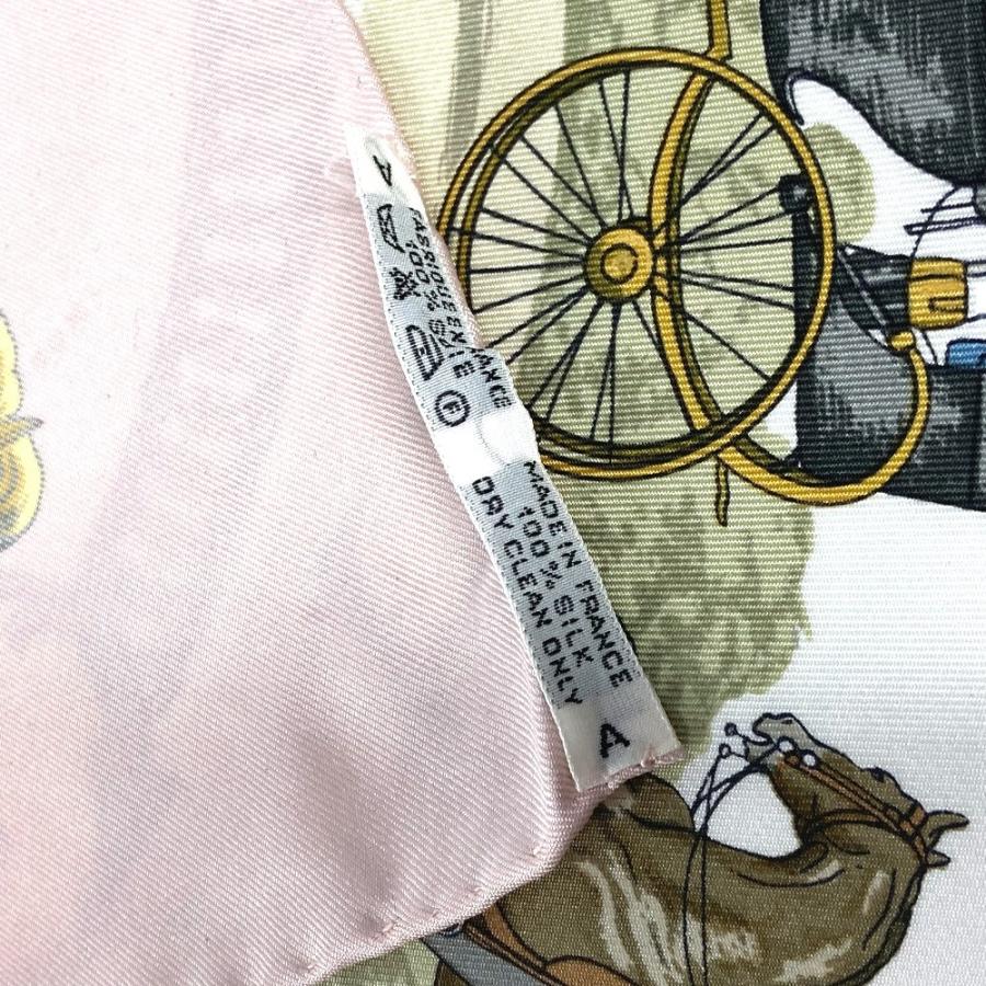 美品 HERMES エルメス カレ90 LA PROMENADE DE LONGCHAMPS ロンシャンへの散歩 スカーフ ｖ レディース【中古】 | HERMES | 05