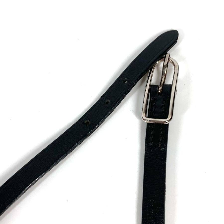 HERMES エルメス アピ 4連 ロング ロゴ アクセサリー  ブレスレット ブラック ユニセックス【中古】 | HERMES | 04