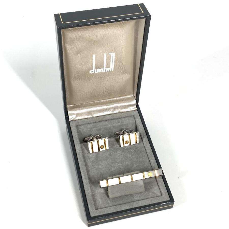 Dunhill ダンヒル カフス＆ネクタイピン セット ロゴ アクセサリー
