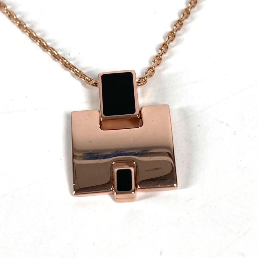 HERMES エルメス アイリーン チェーン Hロゴ アクセサリー ネックレス ブラック レディース【中古】 | HERMES | 05