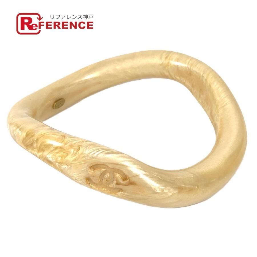 CHANEL シャネル CC ロゴ ココマーク アクセサリー ブレスレット  96C バングル ベージュ レディース【中古】 | CHANEL