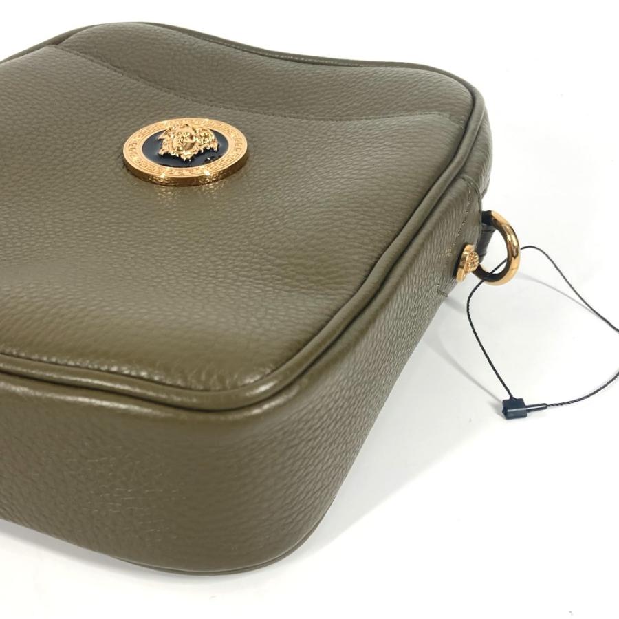 未使用 VERSACE ヴェルサーチ メデューサ ロゴ 斜め掛け ポシェット カバン ショルダーバッグ ブラウン系 ユニセックス【中古】 |  | 05