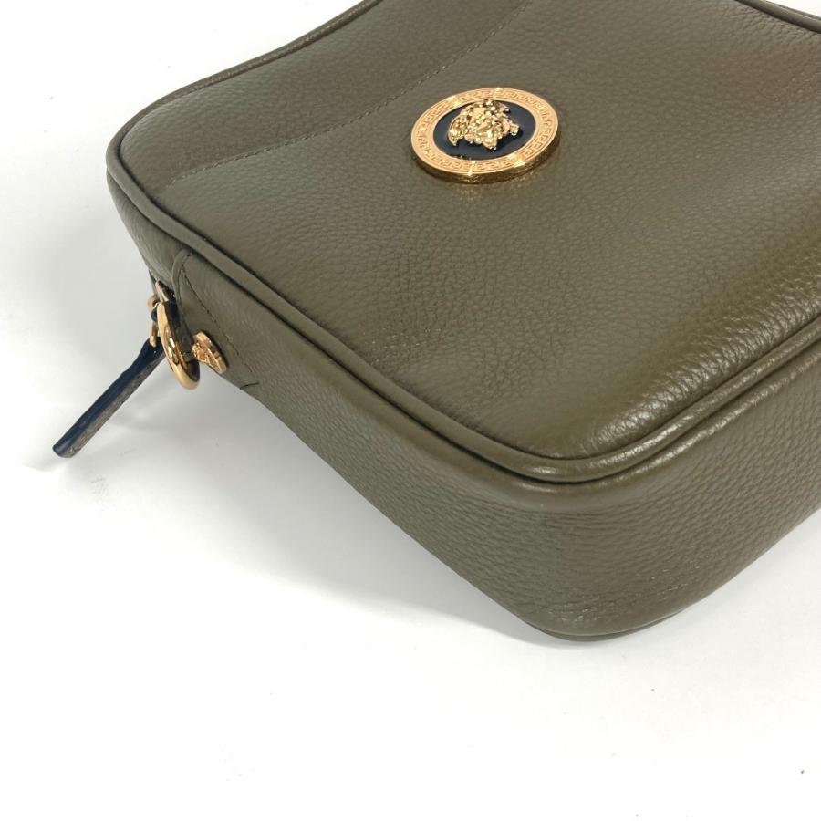 未使用 VERSACE ヴェルサーチ メデューサ ロゴ 斜め掛け ポシェット カバン ショルダーバッグ ブラウン系 ユニセックス【中古】 |  | 06