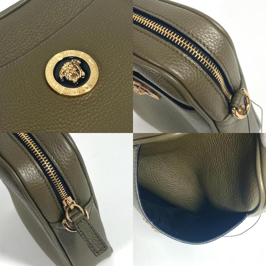 未使用 VERSACE ヴェルサーチ メデューサ ロゴ 斜め掛け ポシェット カバン ショルダーバッグ ブラウン系 ユニセックス【中古】 |  | 07