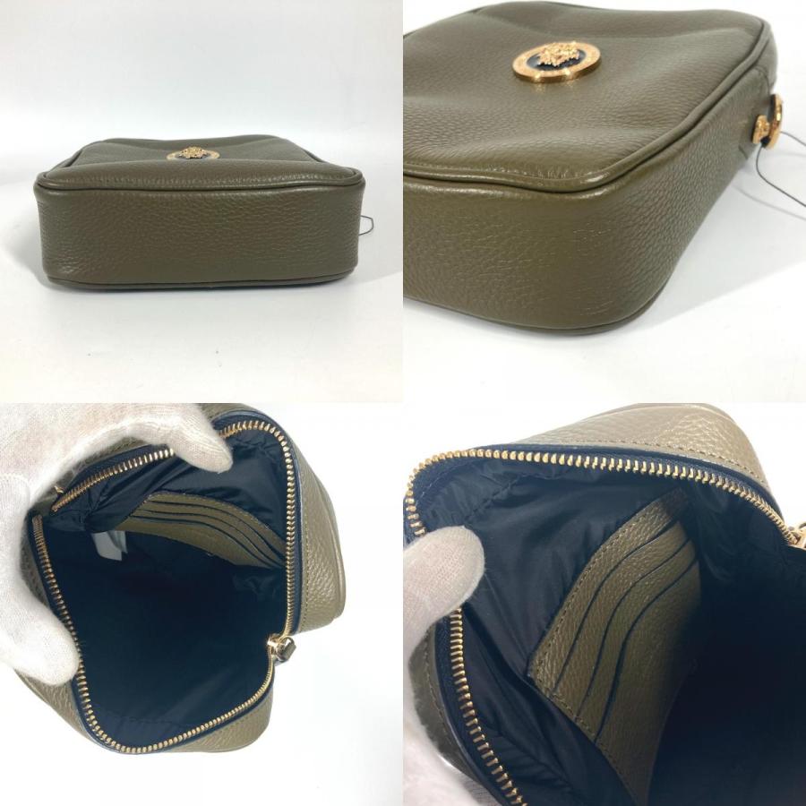 未使用 VERSACE ヴェルサーチ メデューサ ロゴ 斜め掛け ポシェット カバン ショルダーバッグ ブラウン系 ユニセックス【中古】 |  | 08