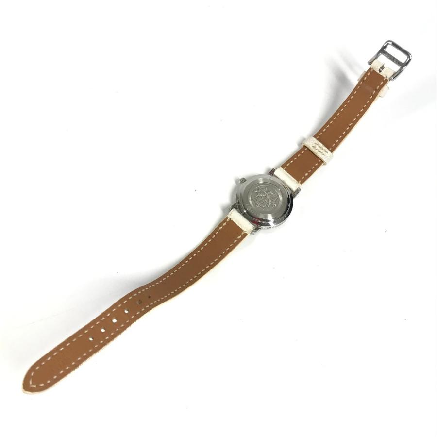 HERMES エルメス 12P ダイヤ ダイヤモンド レディースウォッチ ウォッチ 時計 レザーベルト クリッパー ナクレ 腕時計 CL4.230【中古】 | HERMES | 04