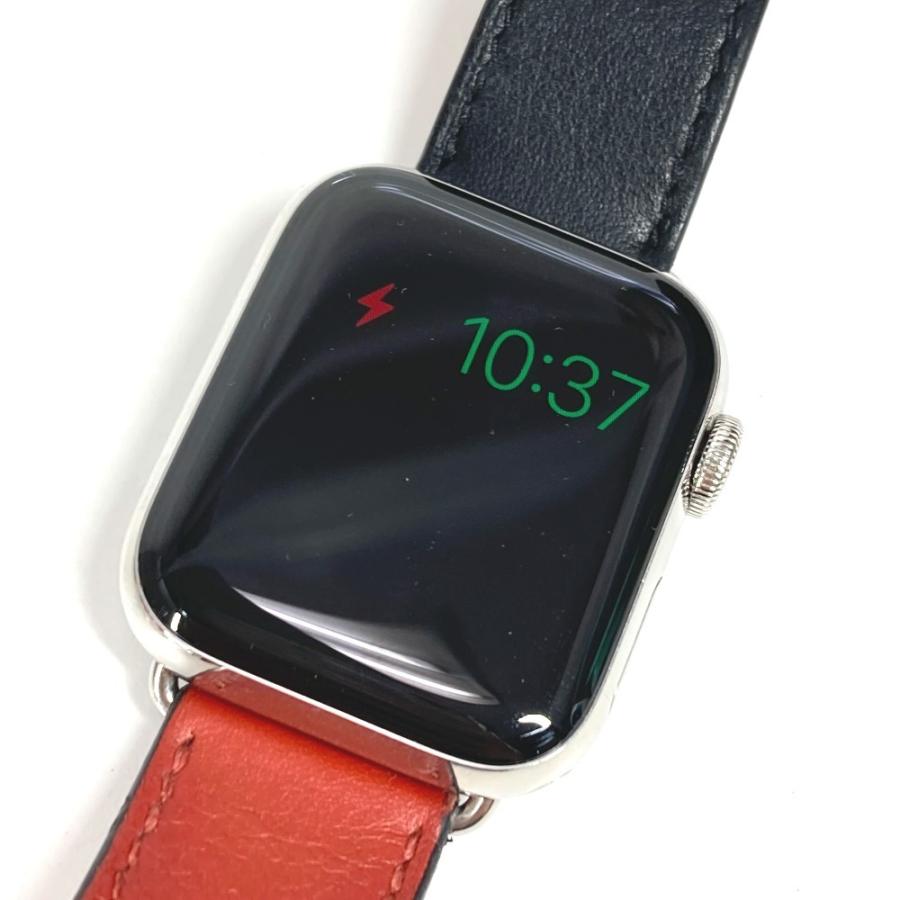 HERMES エルメス  WR-50M apple watch series 5 40mm アップルウォッチ  スマートウォッチ 腕時計 2重ベルト  シリーズ5 腕時計 【中古】 | HERMES | 02