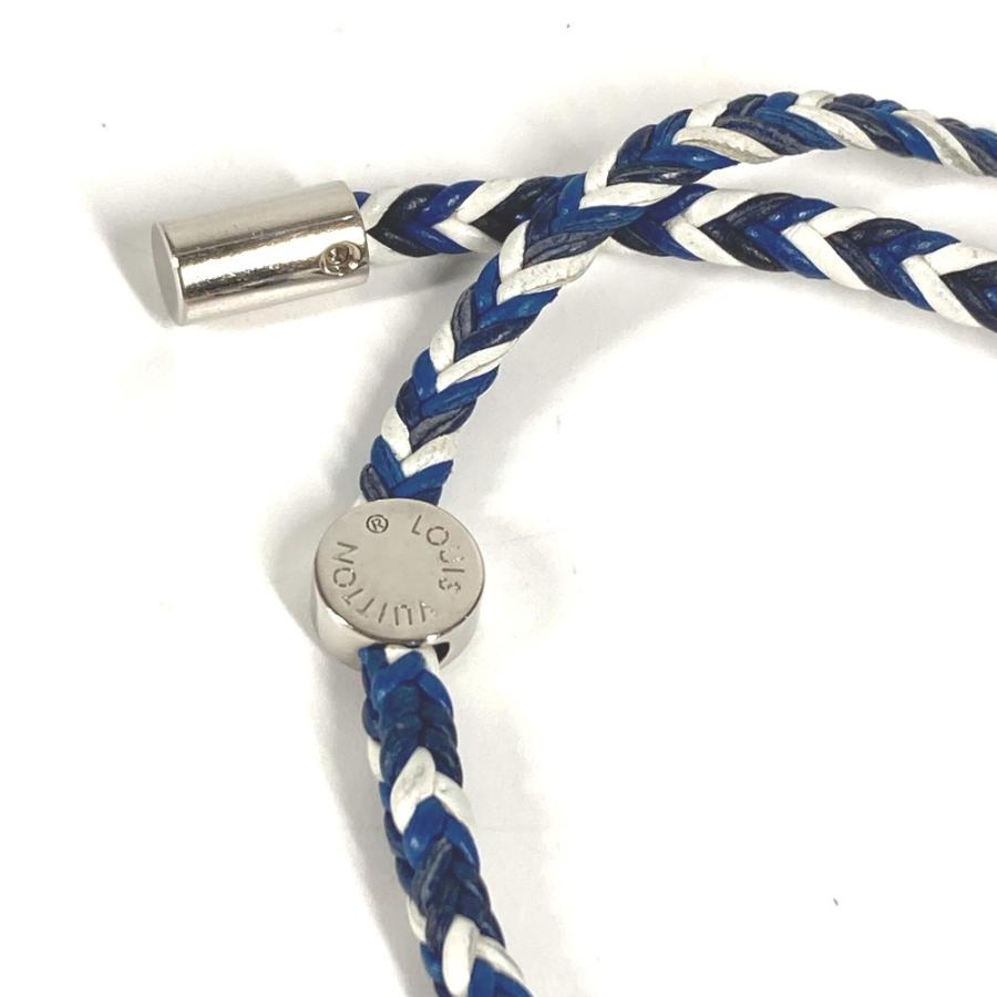 LOUIS VUITTON ルイヴィトン M6792  ブラスレ フレンドシップチャーム アクセサリー バングル ブレスレット ネイビー ユニセックス【中古】 | LOUIS VUITTON | 02