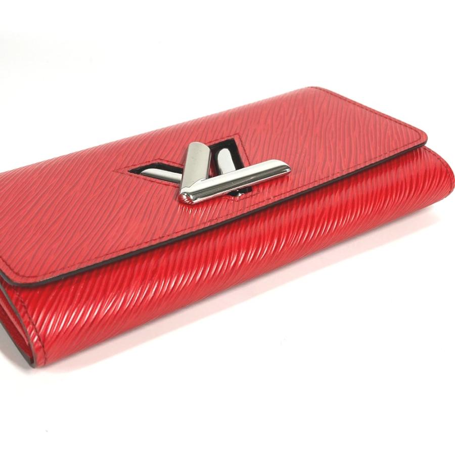 美品 LOUIS VUITTON ルイヴィトン  M61179  ポルトフォイユ・ツイスト ロングウォレット フラップ エピ 長財布 コクリコ レッド【中古】 | LOUIS VUITTON | 03