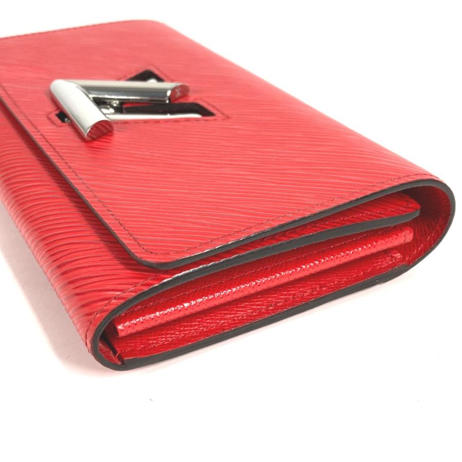 美品 LOUIS VUITTON ルイヴィトン  M61179  ポルトフォイユ・ツイスト ロングウォレット フラップ エピ 長財布 コクリコ レッド【中古】 | LOUIS VUITTON | 04