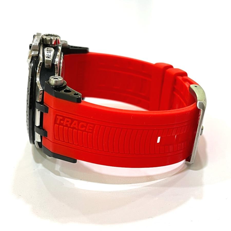 美品 TISSOT ティソ T115.417.27.051.00 T-レース クロノグラフ デイト クオーツ ウォッチ 腕時計 ブラック×シルバー メンズ【中古】 | TISSOT | 04