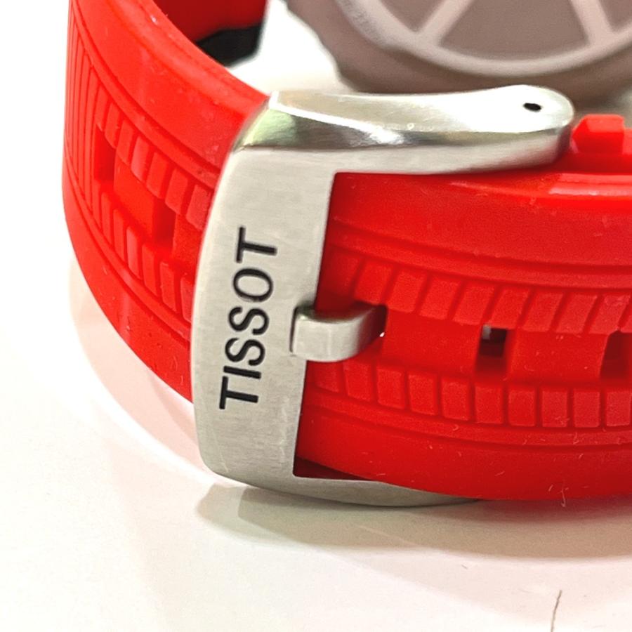 美品 TISSOT ティソ T115.417.27.051.00 T-レース クロノグラフ デイト クオーツ ウォッチ 腕時計 ブラック×シルバー メンズ【中古】 | TISSOT | 07