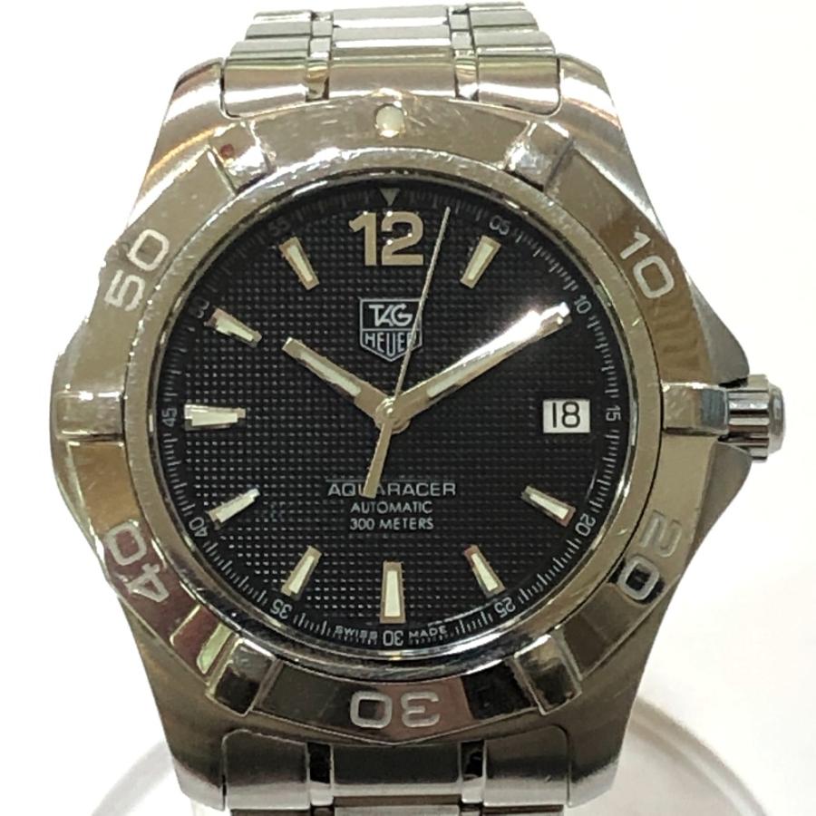 TAG HEUER タグホイヤー WAF2110.BA0806 アクアレーサー デイト 自動巻き ウォッチ メンズウォッチ 時計 腕時計 シルバー メンズ【中古】 |  | 01