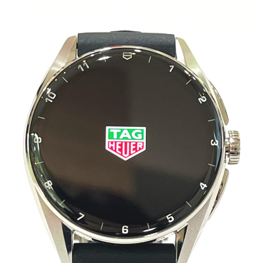 美品 TAG HEUER タグホイヤー SBR8010.BT6255 コネクテッドキャリバーE4 充電式 クォーツ スマートウォッチ 腕時計 メンズ【中古】 |  | 01