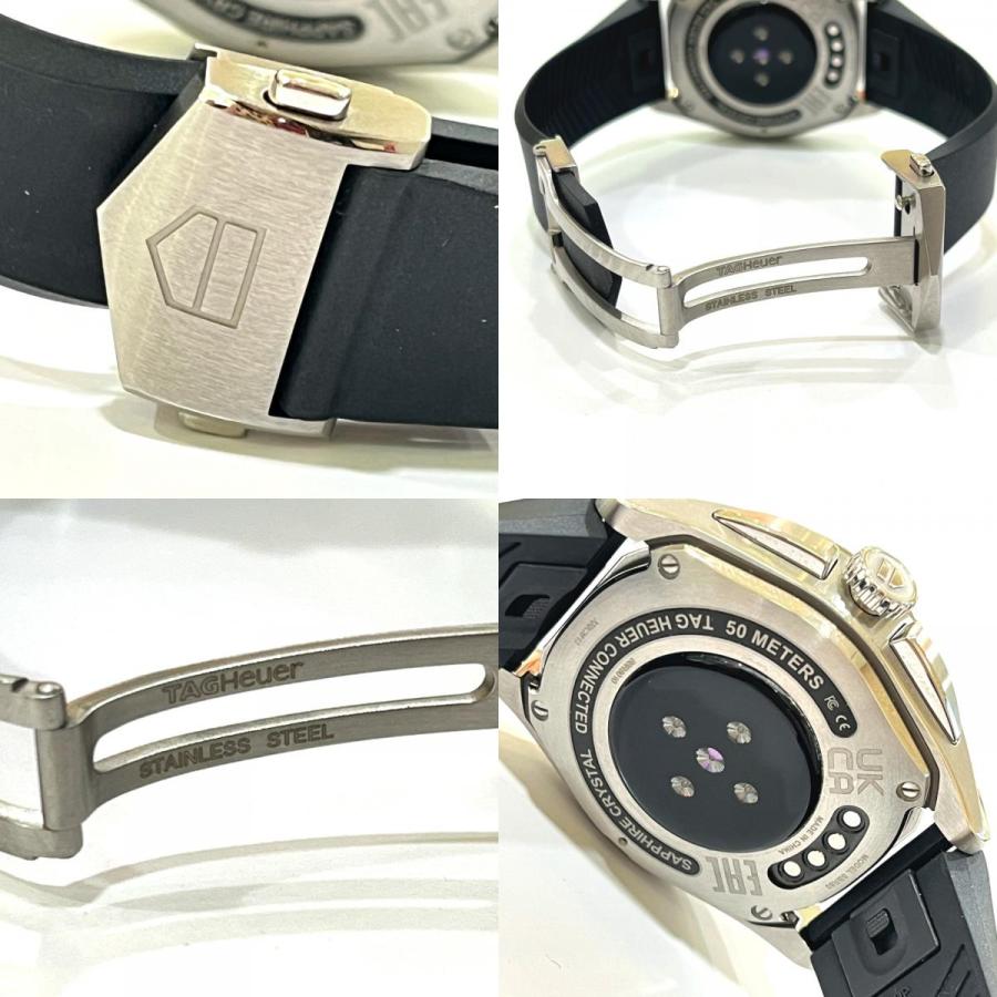 美品 TAG HEUER タグホイヤー SBR8010.BT6255 コネクテッドキャリバーE4 充電式 クォーツ スマートウォッチ 腕時計 メンズ【中古】 |  | 07