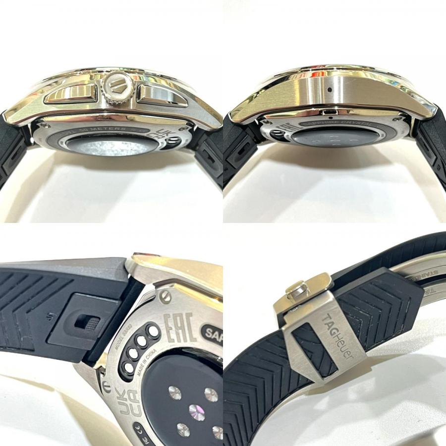 美品 TAG HEUER タグホイヤー SBR8010.BT6255 コネクテッドキャリバーE4 充電式 クォーツ スマートウォッチ 腕時計 メンズ【中古】 |  | 08