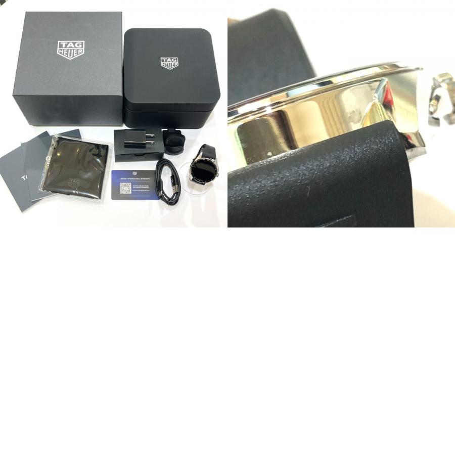 美品 TAG HEUER タグホイヤー SBR8010.BT6255 コネクテッドキャリバーE4 充電式 クォーツ スマートウォッチ 腕時計 メンズ【中古】 |  | 09