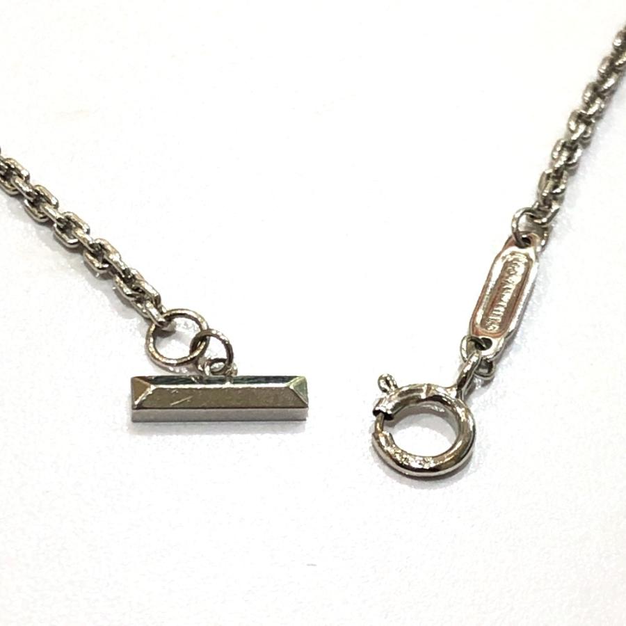 TIFFANY&Co. ティファニー Tワン サークル ペンダント チェーン アクセサリー ジュエリー WG750 金 ネックレス シルバー【中古】 | TIFFANY&Co. | 06