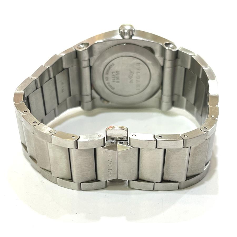 BVLGARI ブルガリ EG35S エルゴン デイト 自動巻き ウォッチ ブラック文字盤 メンズウォッチ 腕時計 シルバー メンズ【中古】 | BVLGARI | 06