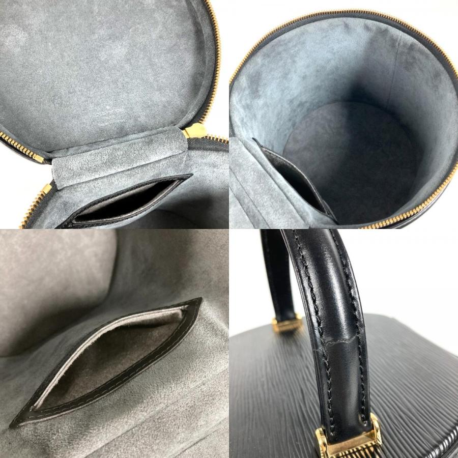 LOUIS VUITTON ルイヴィトン M48032 カンヌ バニティ 化粧バッグ カバン メイクボックス エピ ハンドバッグ ノワール ブラック 【中古】 | LOUIS VUITTON | 09