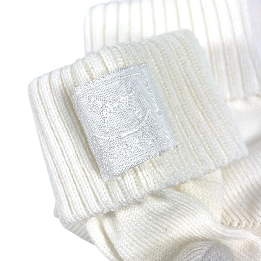 未使用 HERMES エルメス ベビーソックス 靴下 赤ちゃん BABY 靴下 ホワイト ユニセックス【中古】 | HERMES | 04